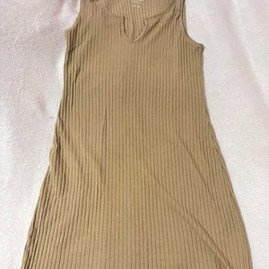American Eagle Outfitters Women's Tan Dress